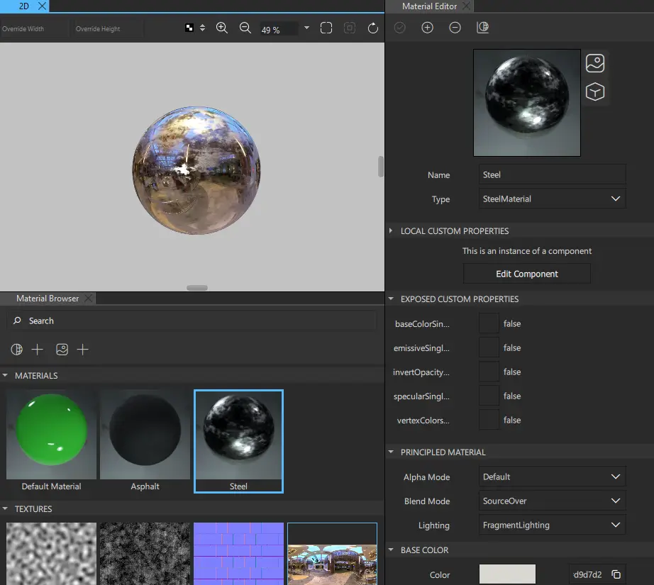 Material Editor and Browser